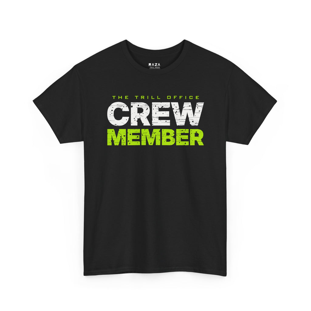 Crew Member T‑Shirt 'The Trill Office' Graphic Tee (Black)
