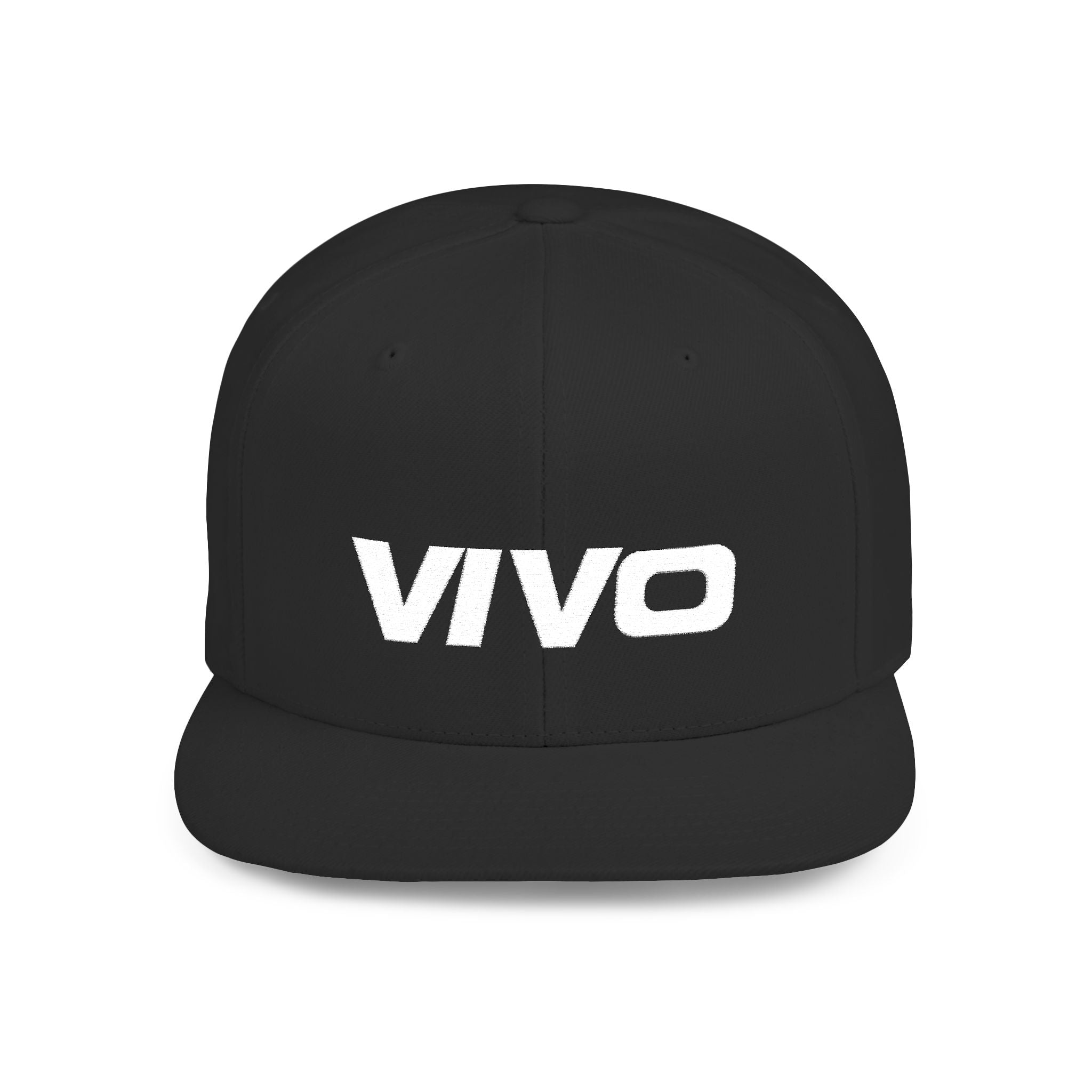 VIVO Black Flat Bill Snapback – Trill Raza