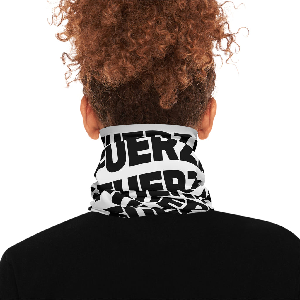 Fuerza Lightweight Neck Gaiter - Spanish 'Strength' Motivational Face Wrap