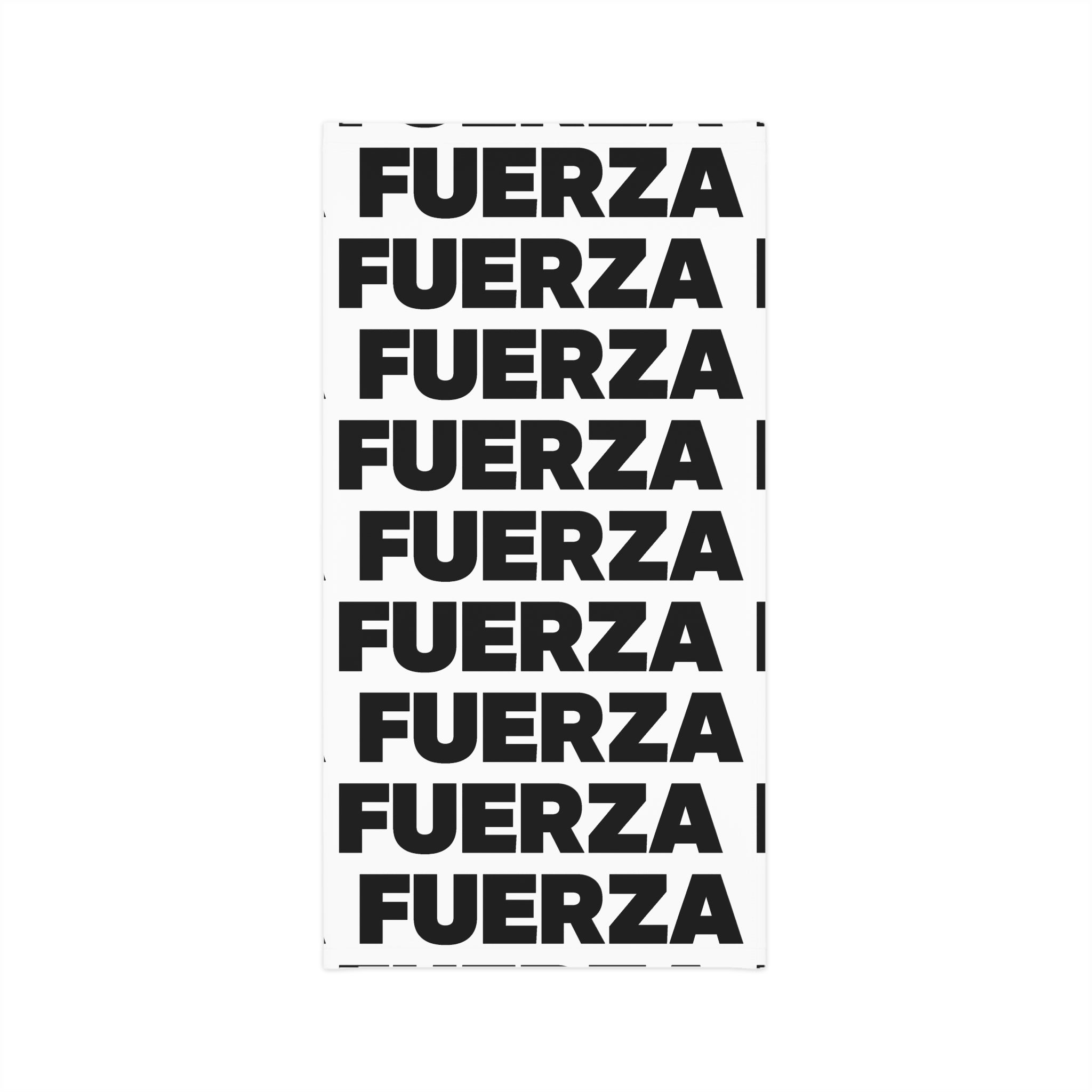 Fuerza Lightweight Neck Gaiter - Spanish 'Strength' Motivational Face Wrap