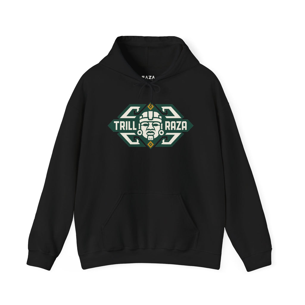 Trill Raza Aztec Logo Hoodie – Tribal Streetwear Pullover