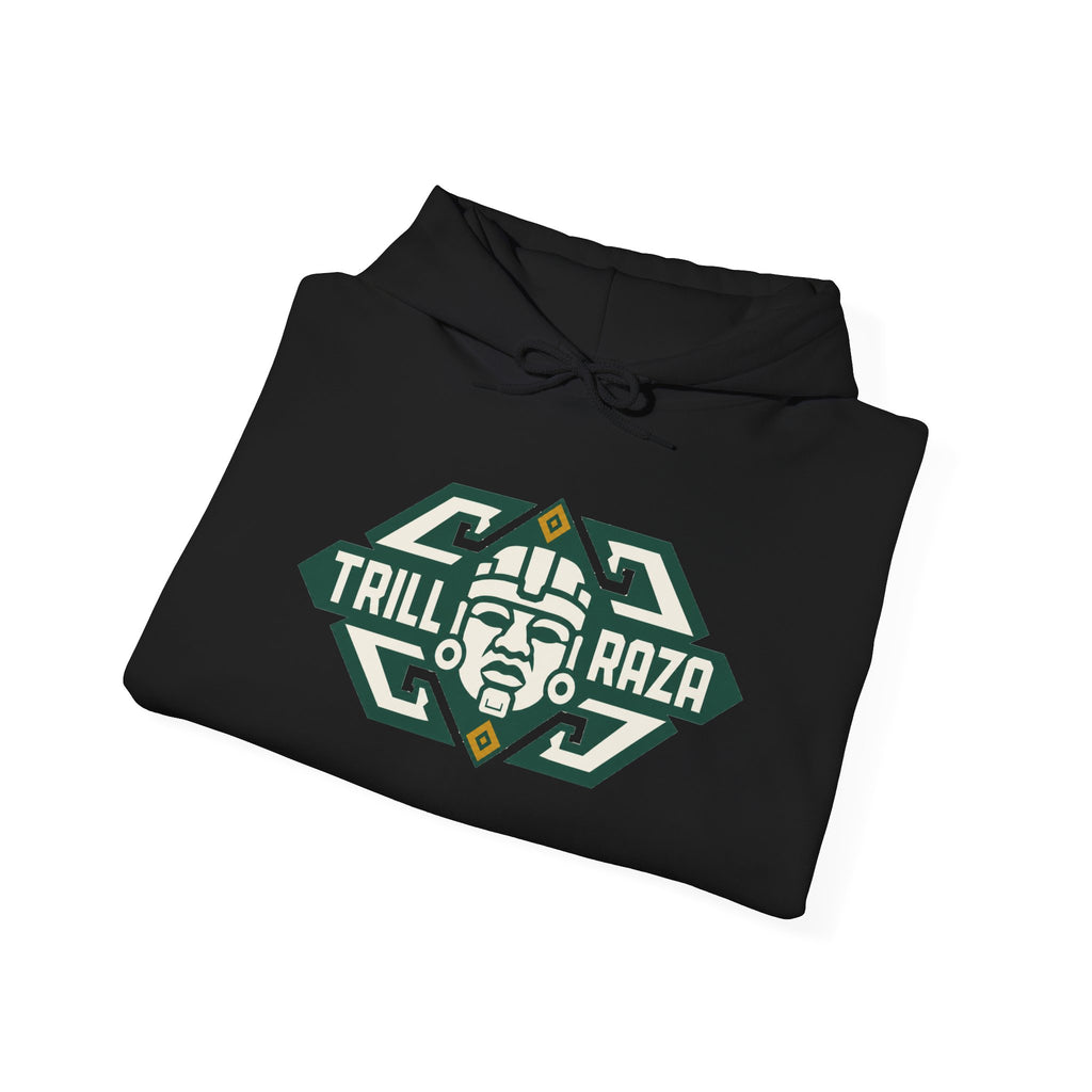 Trill Raza Aztec Logo Hoodie – Tribal Streetwear Pullover