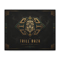 Trill Raza Ancestral Mask Matte Canvas Wall Art