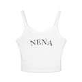 NENA Spaghetti Strap Tank Top – Raza-Inspired Muchachas White Tee Tribute
