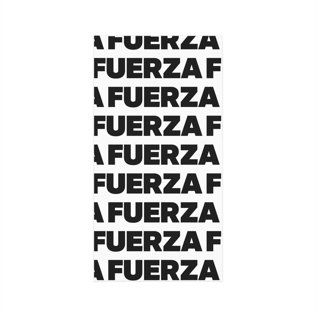 Fuerza Lightweight Neck Gaiter - Spanish 'Strength' Motivational Face Wrap