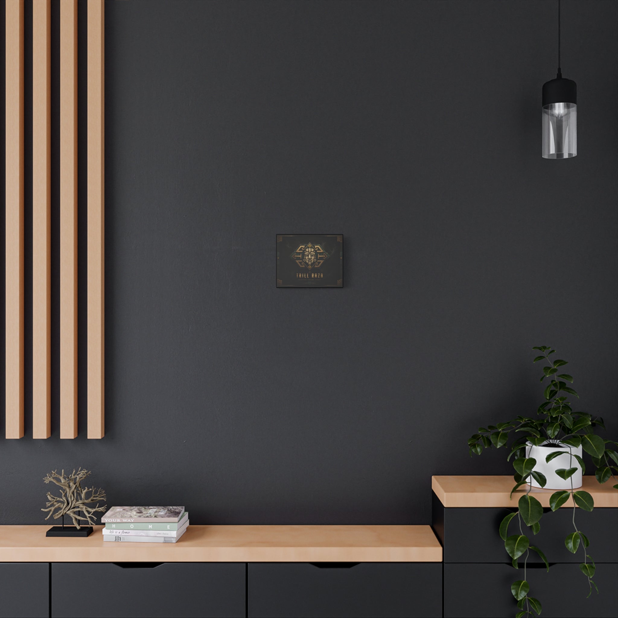 Trill Raza Ancestral Mask Matte Canvas Wall Art